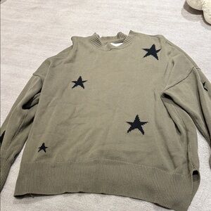 pistola Olive Star Crewneck Sweater